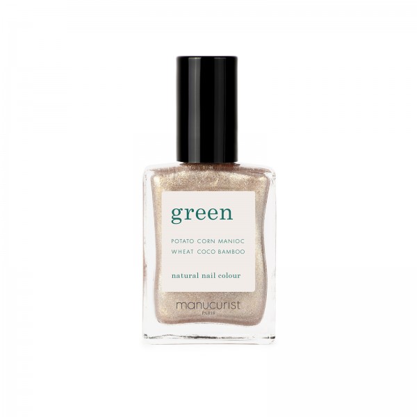 Green Nail Lacquer - Gold