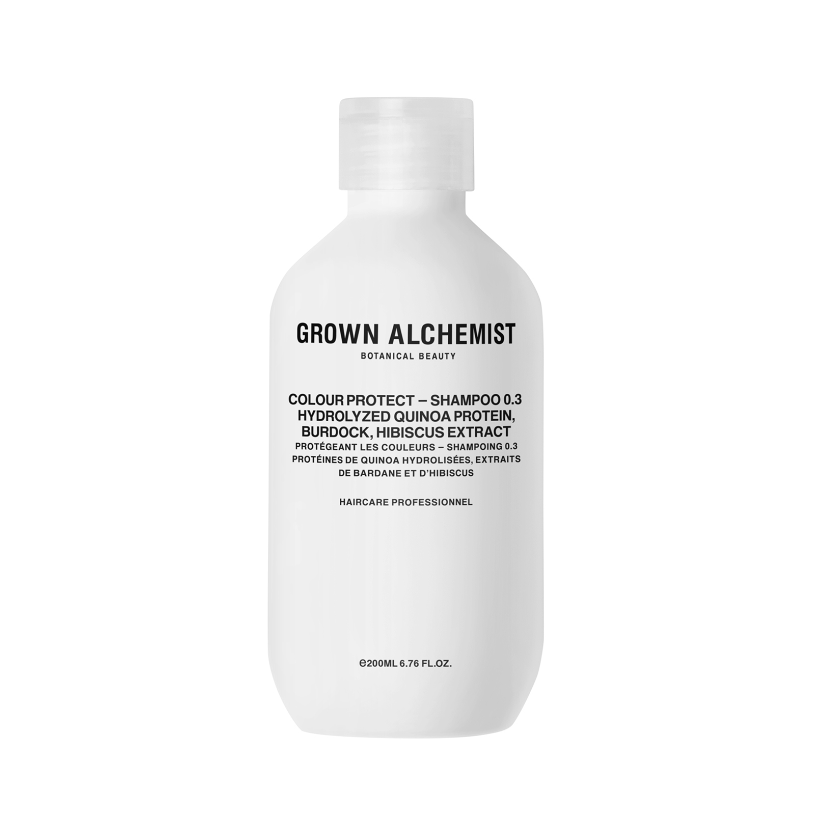 Colour Protect - Shampoo 0.3: Hydrolyzed Quinoa Protein, Burdock, Hibiscus  Extract | Grown Alchemist
